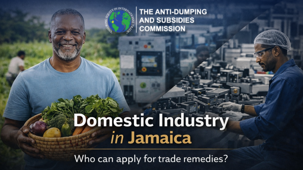 The Domestic Industry can apply for Trade Remedies